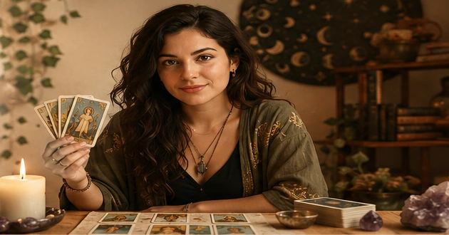 Luna, guia virtual do Tarot